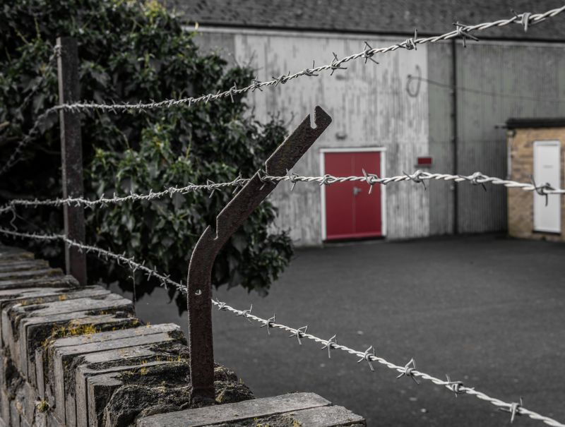 Barb Wire Fencing Repair detail