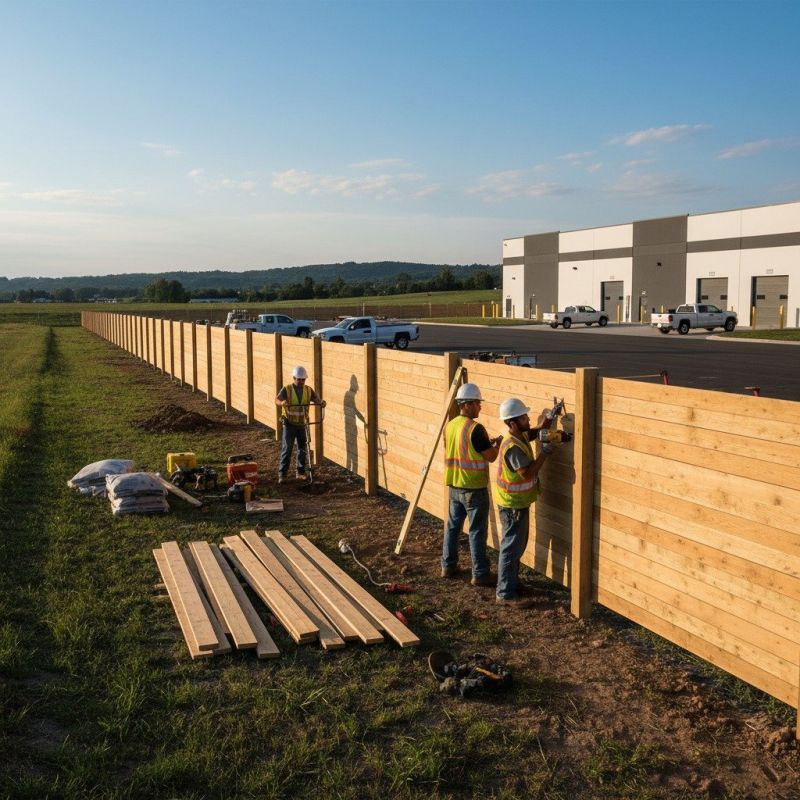Industrial Fence Installation